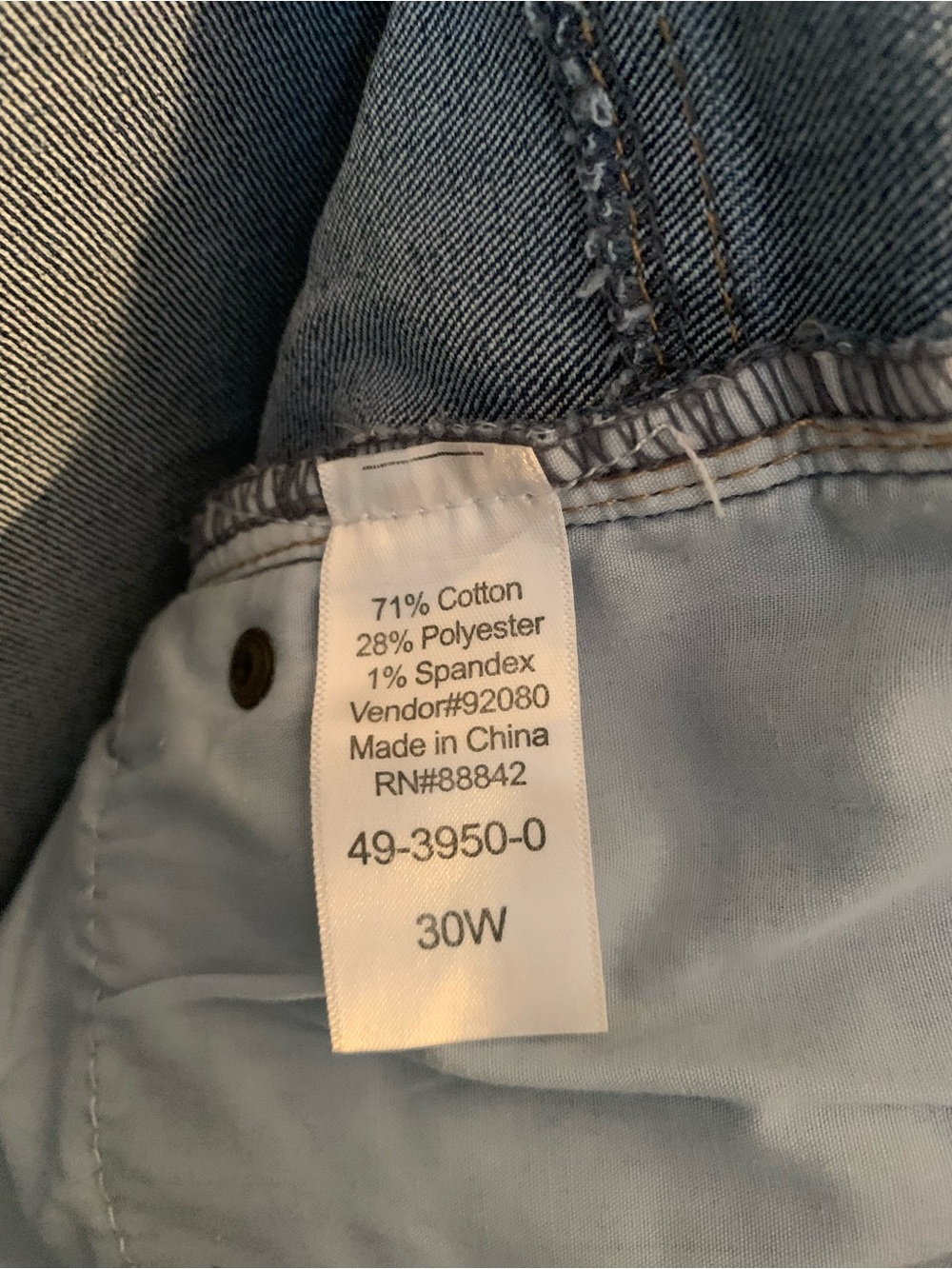 Women Within Jean Capris Size 30 - Picture 3 of 7